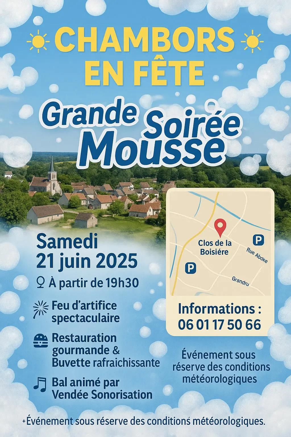 Grande Soirée Mousse - Chambors en Fête 2025 - Vendée Sonorisation